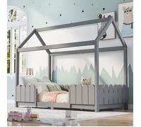 Plaque épaissieStructure de lit Nouveau Premium sense 90x200 cm large lit en bois multifonctionnel pour garçon et fille avec anti