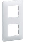 Plaque - Essensya - 2 Postes - Blanc - 151 mm x 80 mm - Intérieur