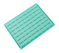 Plaque Expérimentale Verte à Trous de Soudure en Cuivre | Carte en Fibre de Verre, Design Précis, pour Projets et Opérations DIY