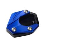 Plaque Extension Pour CBR650R Pour CBR650F Pour CBR 650R Pour CBR500R 2013-2023 2024 Bouchon De Valve De Pneu De Moto Béquille Agrandisseur De Pied Extension De Béquille Latérale(A set blue)