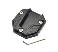 Plaque Extension Universel Pour Moto Et Vélo, Extension Béquille Siège, Extension Support Latéral, Plaque De Coussinet Pied, Attelle Jambe Modifiée Pour Vélo(Black)