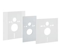 Plaque fermeture + isolation phonique bâti-support Duofix WC adaptable hauteur - GEBERIT 115.396.00.1