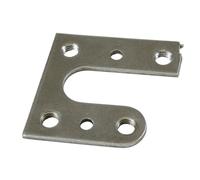 Plaque filetée origine pour charnière de porte droite en bas et gauche en haut pour VW Coccinelle