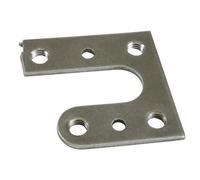 Plaque filetée origine pour charnière de porte gauche en bas et droite en haut pour VW Coccinelle