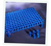 Plaque Filtrante Inférieure en Gravier PVC, Cloison D'épissure, Matériau D'aquarium À Faire Soi-même, Tampon Bleu(2pcs)