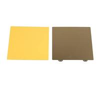 Plaque flexible PEI double face en poudre d'or, feuille d'acier à ressort magnétique côté B pour impression 3D