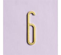 Plaque flottante 3D pour maison - Chiffres créatifs en laiton massif doré - Chiffres de 0 à 9 pour porte, maison, boîte aux lettres, hôtel, sol, villa, décoration, panneau à faire soi-même, 7,1 cm