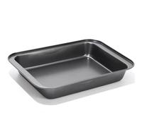 Plaque four, Plaque de cuisson four, 34 x 24 x 6 cm | Moule de Cuisson Antiadhésif Rectangulaire, Acier au carbone, Moule Cuisson avec des Côtés Hauts pour Cuire et Griller