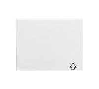 Plaque frontale de prise K.1 avec/u et couvercle 3965777109