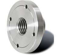 Plaque Frontale De Tour à Bois, Mandrin De Tour, 2 3 4 6 Plaque Frontale De Tour à Bois, Bride De Mandrin De Tour à Bois Fileté en Acier Argenté pour Accessoires D’, 100mm m33x3.5