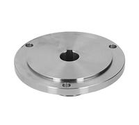 Plaque Frontale de Tour en Acier au Manganèse à Haute Résistance à L'usure 3 Trous 130 Mm Outils Accessoires avec Boîte de Rangement pour K11-130 K12-130 K72-130 et Autres Supports (30 mm)