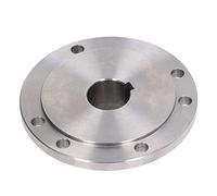 Plaque Frontale en Acier 125mm pour Tour à Bois - Bride de Connexion Mandrin K11-125 K12-125 K72-125 30mm - Accessoire Professionnel Résistant et Précis pour Tourneurs Amateurs et Professionnels