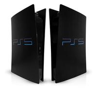 Plaque frontale et latérale pour PS5 Disc Edition - Accessoire de remplacement - Plaque noire anti-rayures et anti-poussière - Protection