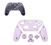 Plaque frontale magnétique remplaçable pour contrôleur GameSir G7 Pro, panneaux de coque de rechange pour manette de jeu GameSir G7 Pro, version PC (gris) (violet)