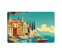 Plaque Garage Vintage En Métal, Affiches De Voyage énergiques, Art Mural, Plaque De Porte à Suspendre, Cadeau Créatif Pour La Décoration Du Garage Et Atelier, 20x30cm