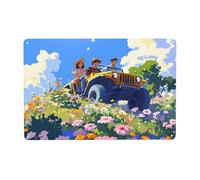 Plaque Garage Vintage En Métal, Buggy Sur Une Montée Fleurie, Art Mural, Plaque De Porte à Suspendre, Cadeau Créatif Pour La Décoration Du Garage Et Atelier, 20x30cm