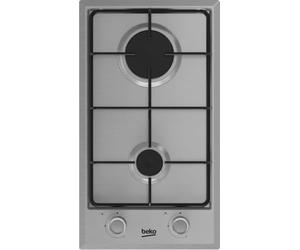 Plaque Gaz 2 feux-Beko HDCG32220FX - Plaque de cuisson Gaz - Dimensions produit (LxP en cm) : 29 / 51