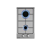 - plaque gaz 2 feux inox - 3000w - encastrable - gaz ville et bouteille