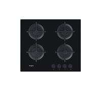 Plaque Gaz AKT616NB 7300W 4 Foyers Encastré Electronique Fonte Verre Noir