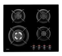 Plaque de cuisson à gaz - AMICA - PG6411SR - 4 brûleurs - surface en verre