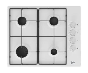 Plaque gaz BEKO 7900W 61cm, HIGG64123SW