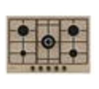 Plaque Gaz Candy CHW7AV4WGT 33802733 4000W 240V 60Hz 5 Foyers Anti-Fuite de Gaz Émaillée Avoine G