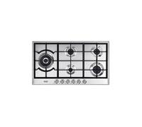 Plaque Gaz De'Longhi NSL590DX 4200W Allumage Electronique 5 Foyers Alimenté au Gaz Fonte Noir Mat