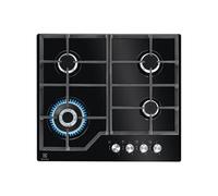 Plaque Gaz EGS6436RK 4000W 44dB 4 Foyers Céramique Acier Inoxydable Noir