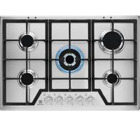 Electrolux Slim line KGS7536SX Table de cuisson au gaz Acier inoxydable - 5 foyers