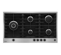Plaque gaz encastrable inox noir - De Dietrich - Largeur 90 cm - Table de cuisson à gaz - Puissance totale 11,5 kW
