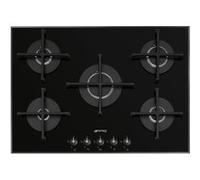 Smeg Plaque de cuisson gaz encastrable PV175B3 70 cm 5 zones Noir