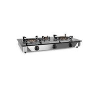 Orbegozo Cuisinière à gaz FO 3520 Elegance – Allumage piézoélectrique – 2 brûleurs Triple Couro