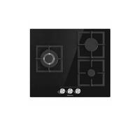 Plaque Gaz GG633B 240V 7800W 60Hz Mécanicien Verre Trempé Noir
