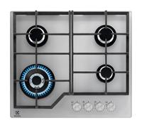 Electrolux Table de cuisson à gaz KGG64362S 60 cm 4 feux gris silver G