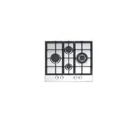 CATA CATA LGD 631 Table de Cuisson à Gaz 4 Brûleurs En Fonte Allumage Électronique Soupapes de Sécurité Préparée Pour le Gaz Naturel Puissance 9,25kW Couleurs Gris Et Noir 58 cm