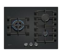Table de cuisson gaz 60cm 3 feux 7300w Neff T26NKC4S0 noir G