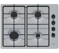 Bosch PBP6B5K80, Série 2, Plaque gaz, 4 feux, 60 cm, Inox