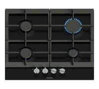 Siemens Plaque gaz encastrable EC6A6PI90 iQ500 4 foyers stepFlame Noir