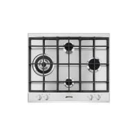 Smeg P261XGH plaque Acier inoxydable Intégré (placement) Gaz 4 zone(s)