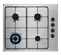 Plaque Gaz Zanussi 4000W 240V En Haut à Droite 4 Zones Acier Inoxydable Acier Inoxydable G