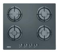 Plaque Gaz Zanussi ZGO65414BA 949620888 230V 1900W Verre Vitrocéramique Manettes Noir Noir G