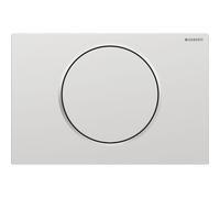 Plaque Geberit Sigma10 ronde interrompable chr mat laqué facile net chr bri - GEBERIT 115.758.JQ.5