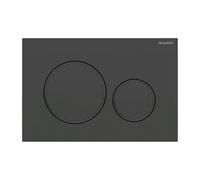 Plaque Geberit Sigma20 RouNero Mat / Noir Double Bouton | 115.882.16.1 Noir