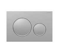 Plaque de commande double touche - Sigma 20 - inox brossé GEBERIT