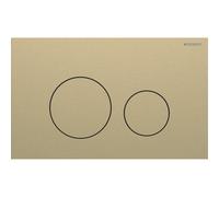 Plaque Geberit Sigma40 ronde DT acier laiton - GEBERIT 115.628.QF.1