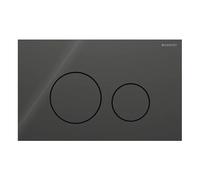 Plaque Geberit Sigma40 RouVitre Noir Double Bouton | 115.628.SJ.1 Vitre Noir