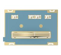 Plaque Geberit Sigma50 carrée DT laiton spécifique au client - GEBERIT 115.672.00.2