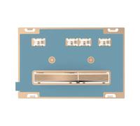 Plaque Geberit Sigma50 Carrée Personnalisable / Or Rouge Double Bouton | 115,67