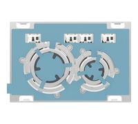Plaque Geberit Sigma50 ronde DT chromé spécifique au client - GEBERIT 115.884.00.1