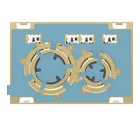 Plaque Geberit Sigma50 ronde DT laiton personnalisable - GEBERIT 115.652.00.1